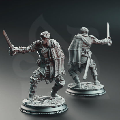 3D Printed Half Elf Swashbuckler by DM Stash