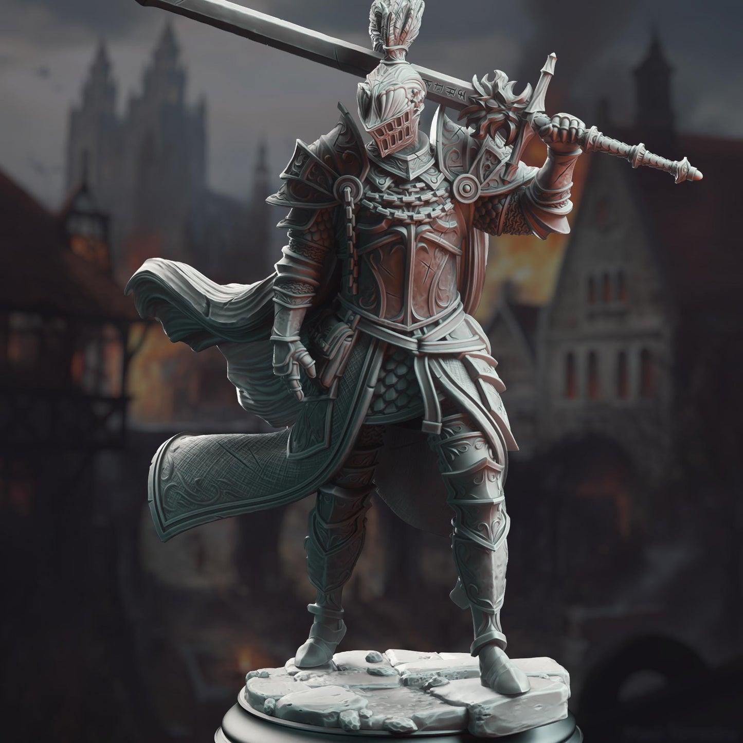 3D Printed Knight of the Dusk by DM Stash