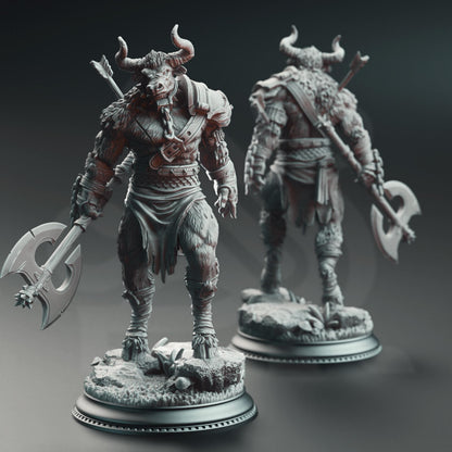 3D Printed Minotaur Warriors by DM Stash