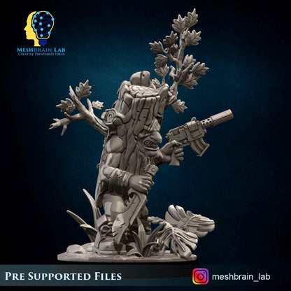 3d Printed Sneaky Goblin Commando by Meshbrain Labs Miniatures