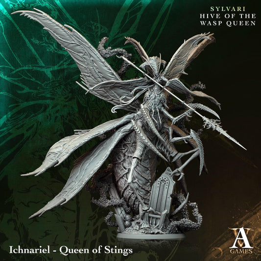 3D Printed Ichnariel - Queen of Stings by Archvillain Games