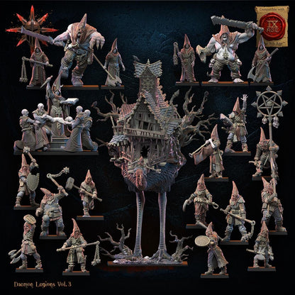 3D Printed Chaos Cultist Sacrifice by Lost Kingdom Miniatures