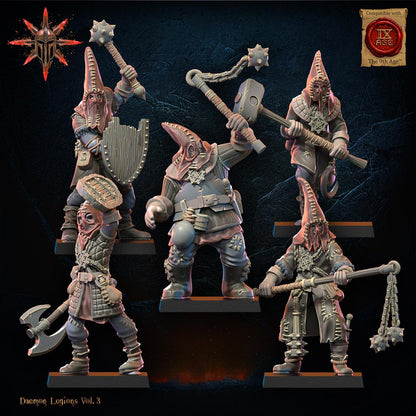3D Printed Chaos Cultists x10 by Lost Kingdom Miniatures