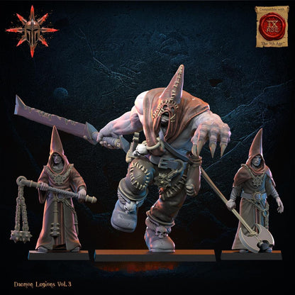 3D Printed Blessed and Archcultists by Lost Kingdom Miniatures