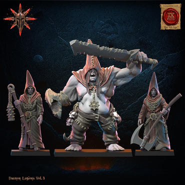 3D Printed Blessed and Archcultists by Lost Kingdom Miniatures