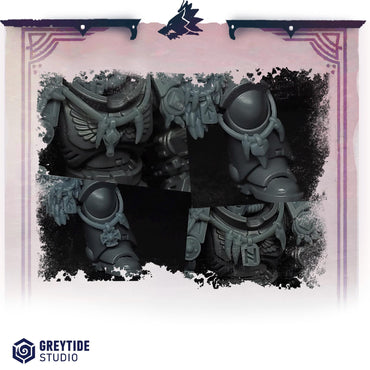 3d Printed Necklaces and Greaves Decorations x10 by Greytide Studio