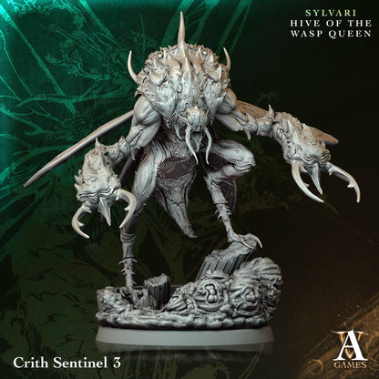 3D Printed Crith Sentinels by Archvillain Games