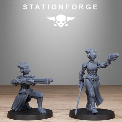 3D Printed Scavenger Sisters x10 by StationForge Miniatures