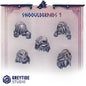 3d Printed Primal Hounds Shoulderpads #1 x10 by Greytide Studio