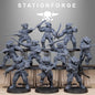 3D Printed Tarion Melee Squad x10 by StationForge Miniatures