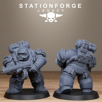 3D Printed Ironvale Heavies by StationForge Miniatures