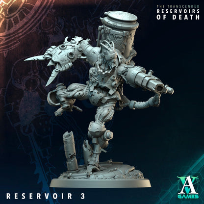 3D Printed Reservoirs by Archvillain Games