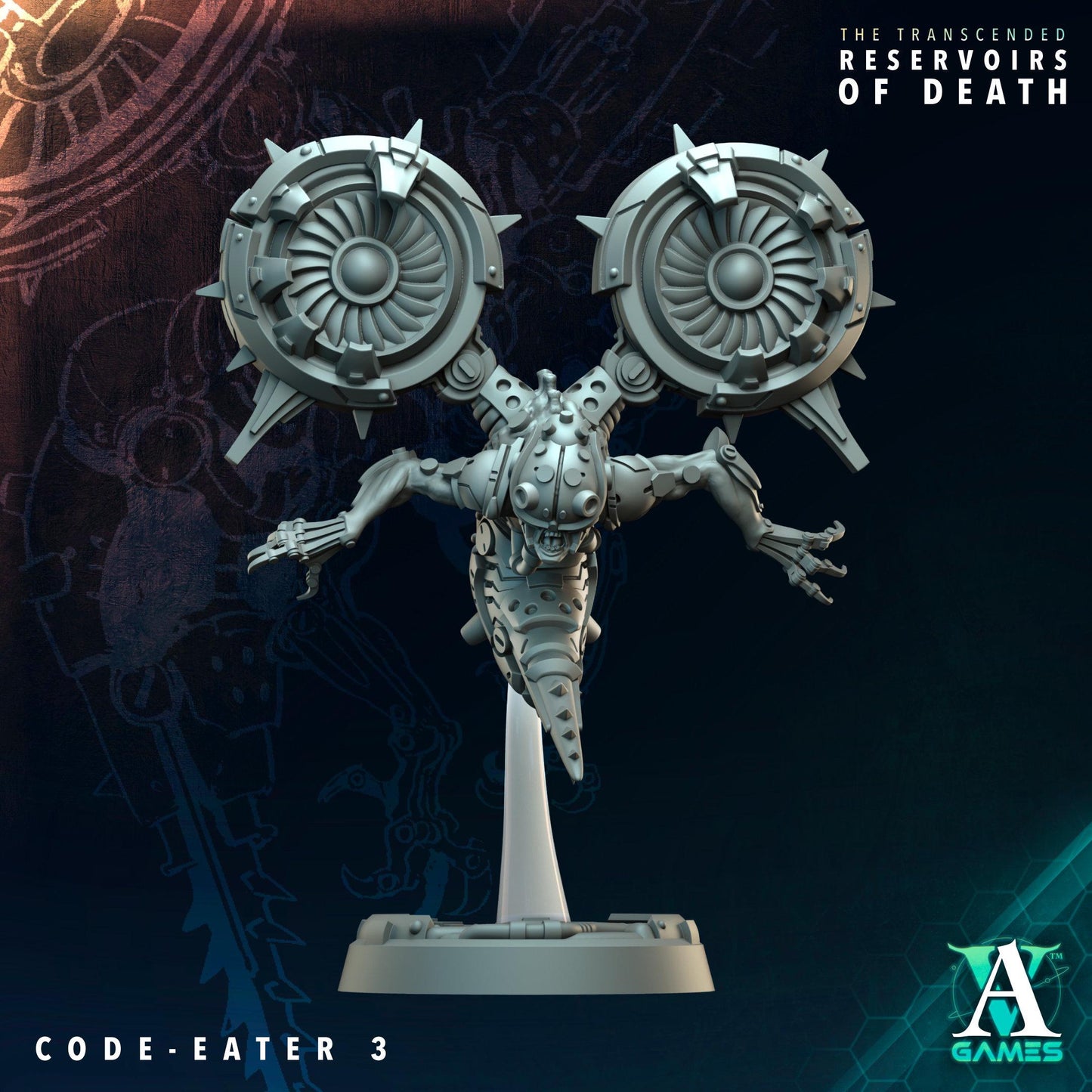 3D Printed Code Eaters x10 by Archvillain Games