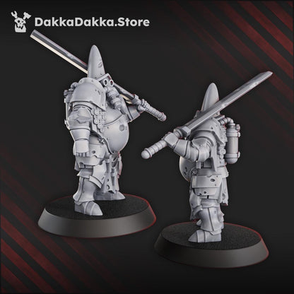 3D Printed Trench Inquisitorial by DakkaDakka Mininatures
