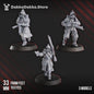 3D Printed Trench Heavy Support x3 by DakkaDakka Mininatures