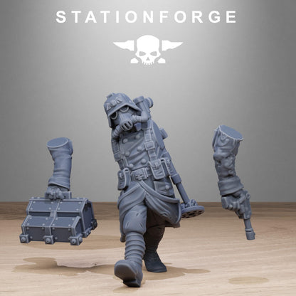 3D Printed GrimGuard Radioactive Mutants x10 by StationForge Miniatures