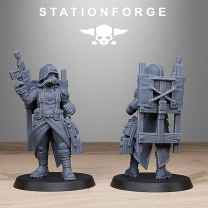 3D Printed GrimGuard Sisters by StationForge Miniatures