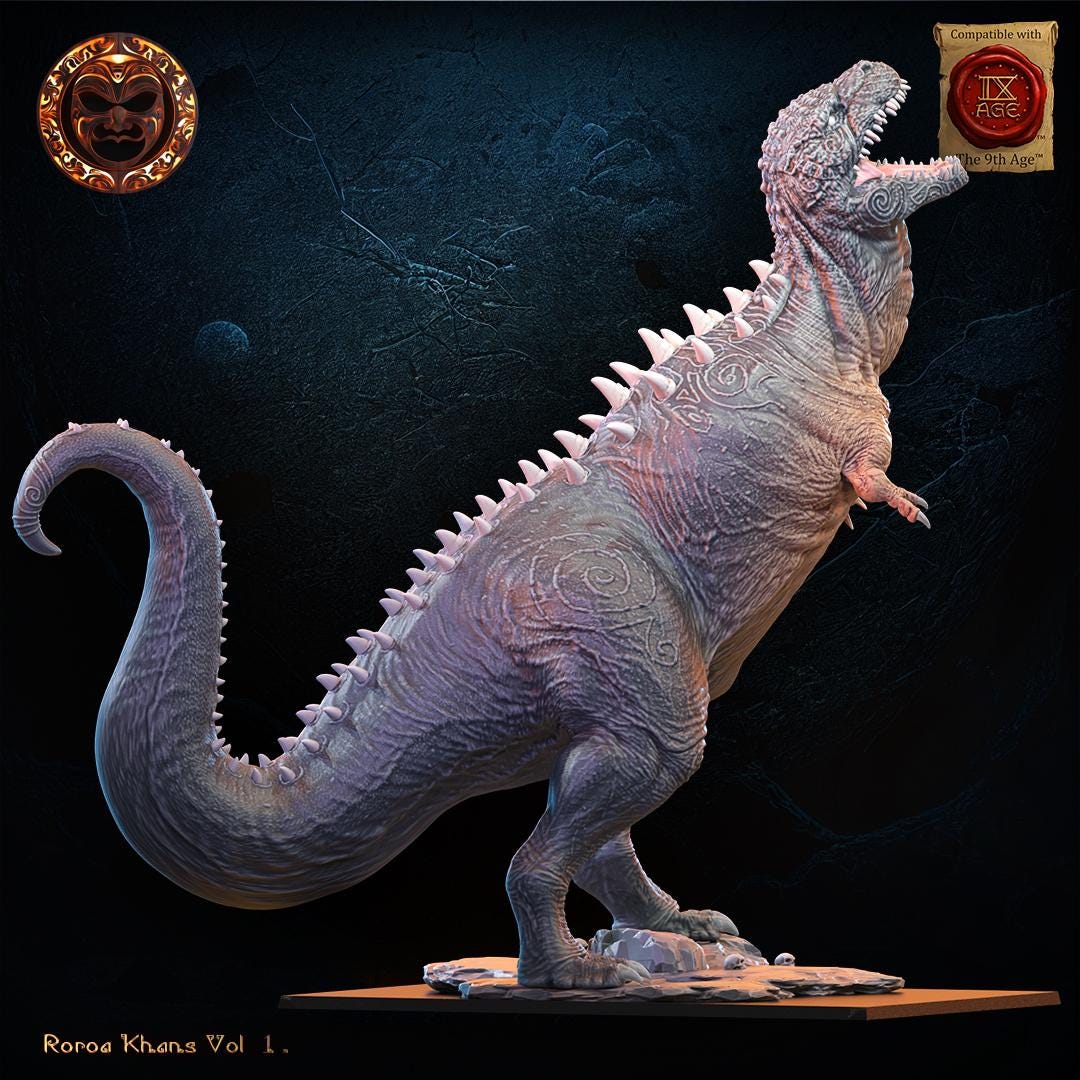 3D Printed Burrunjor by Lost Kingdom Miniatures