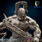 3d Printed Doom Marine Berserker Champion By Meshbrain Labs Miniatures