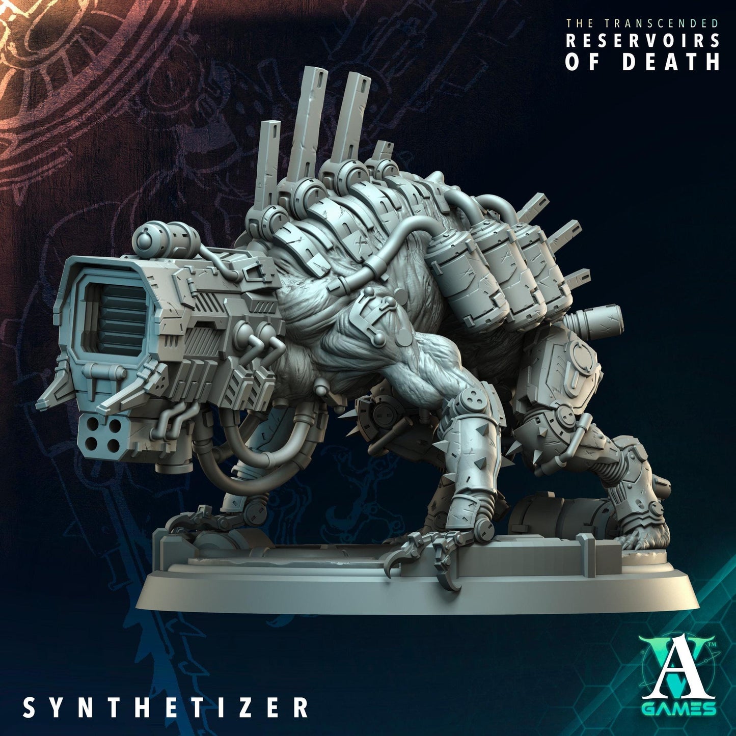 3D Printed Synthesizer by Archvillain Games