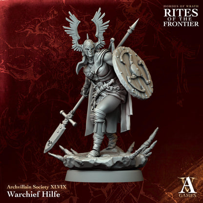 3D Printed Warchief Hilfe by Archvillain Games