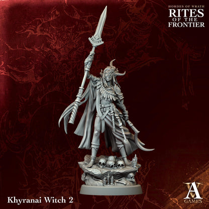 3D Printed Khyranai Witches by Archvillain Games