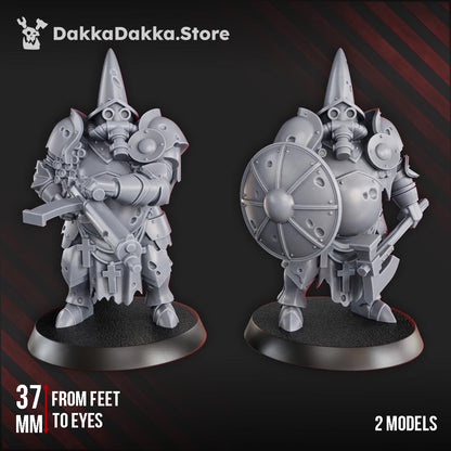 3D Printed Trench Heavy by DakkaDakka Mininatures