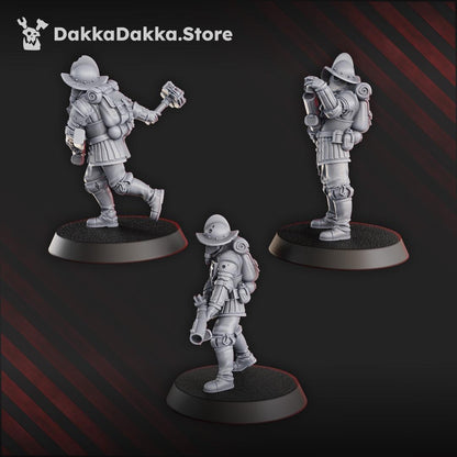 3D Printed Trench Bombers by DakkaDakka Mininatures
