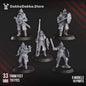3D Printed Trench Veterans x5 by DakkaDakka Mininatures