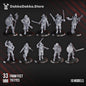 3D Printed Trench Conquistadors x10 by DakkaDakka Mininatures