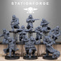 3D Printed GrimGuard Radioactive Mutants x10 by StationForge Miniatures
