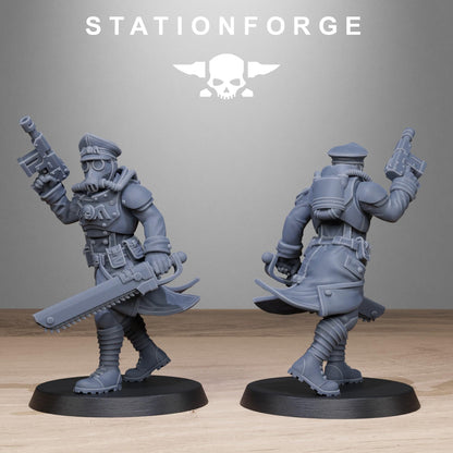 3D Printed GrimGuard Sisters by StationForge Miniatures
