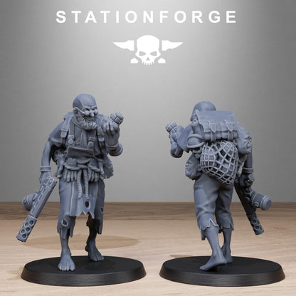 3D Printed Corrupted Abhumans by StationForge Miniatures