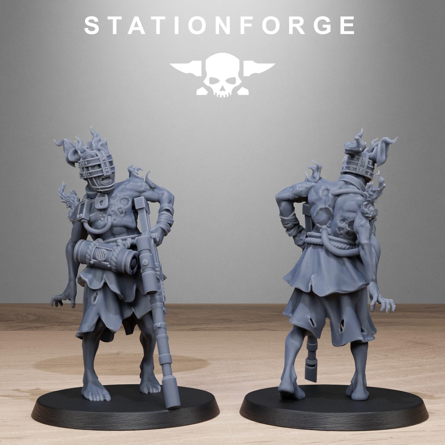 3D Printed Corrupted Abhumans by StationForge Miniatures
