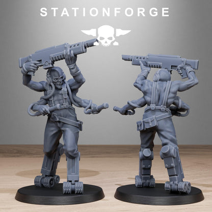 3D Printed Corrupted Abhumans by StationForge Miniatures