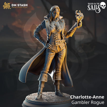 3D Printed Pirate Gambler Rogue by DM Stash
