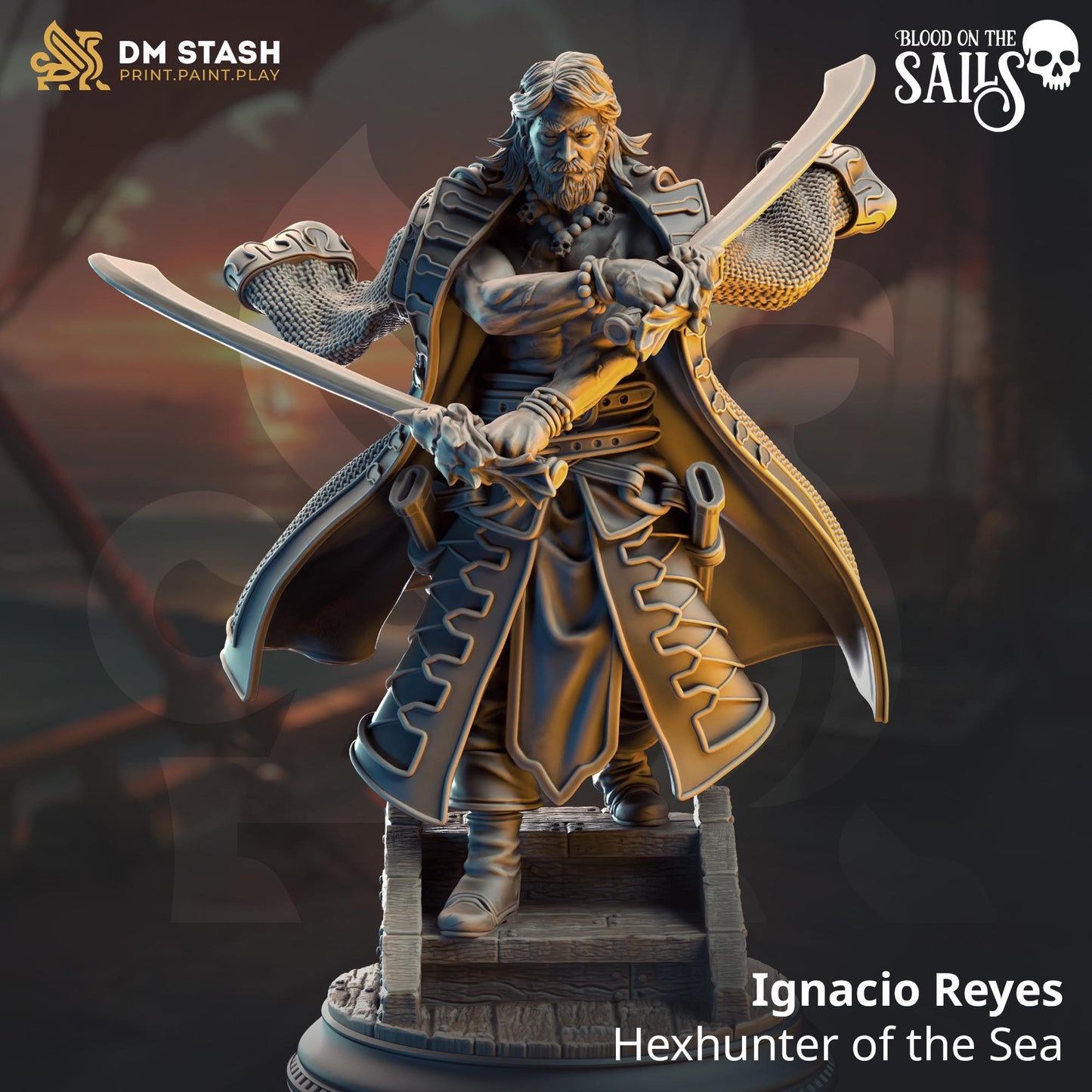 3D Printed Hexhunter of the Sea by DM Stash