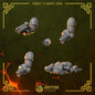 3d Printed Anvil Wardens Wrist Flamer Guns x6 by Greytide Studio