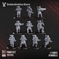 3D Printed Satellitum Mechguards Squad x10 by DakkaDakka Mininatures