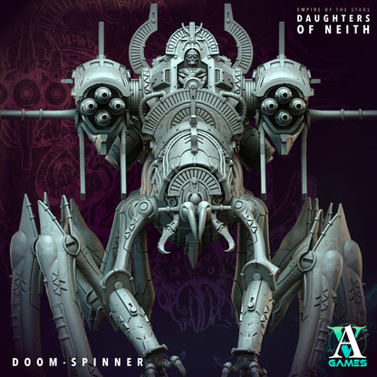 3D Printed Doom-Spinner by Archvillain Games