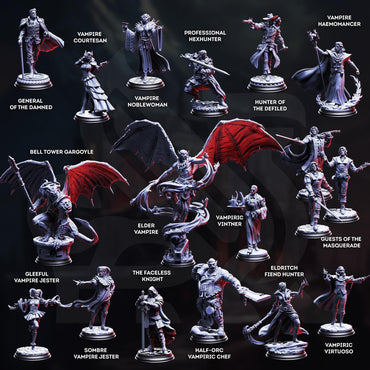 3D Printed Vampire Courtesan - Carmine Duvall by DM Stash