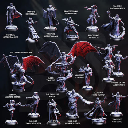3D Printed Vampire Courtesan - Carmine Duvall by DM Stash