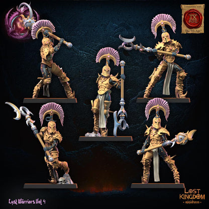 3D Printed Lust Chosen Regiment by Lost Kingdom Miniatures