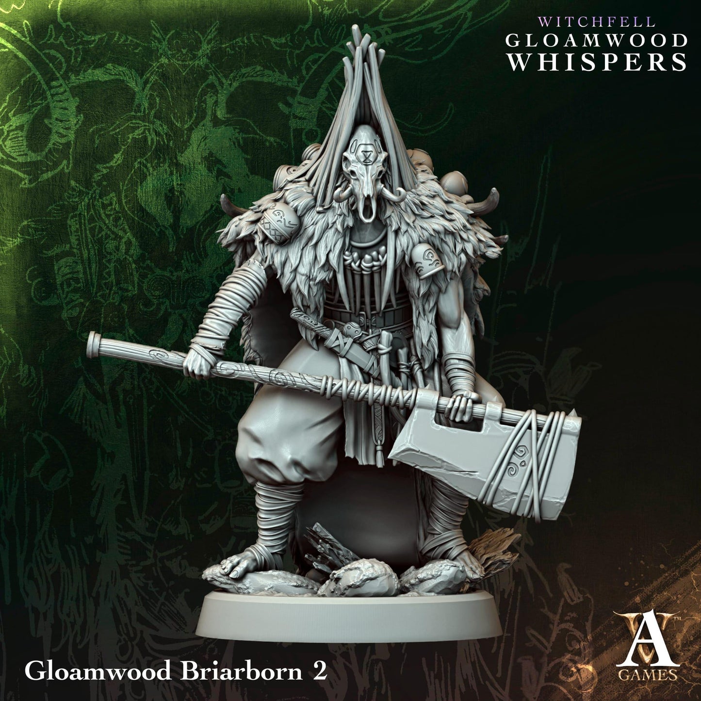 3D Printed Gloamwood Briarborns by Archvillain Games