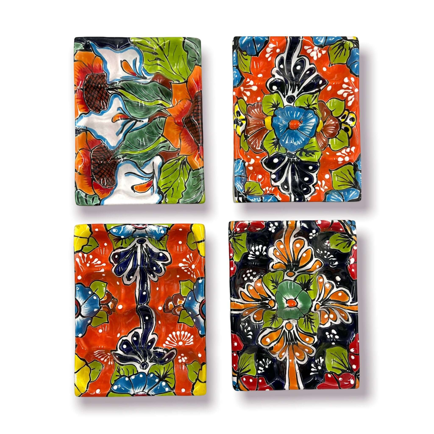 Talavera Ceramic Egg Holder | Hand-Painted Mexican Kitchenware