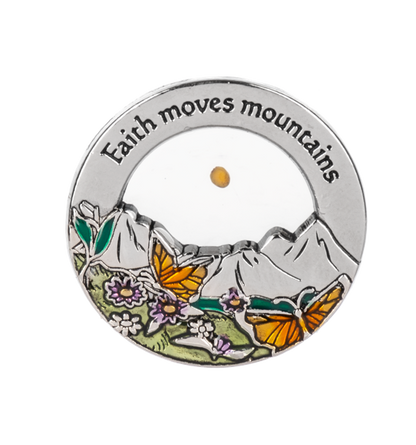 Faith Moves Mountains Charm - A Symbol of Empowering Belief