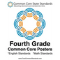 Fourth Grade Common Core Posters - Paperback