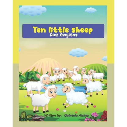 Ten little sheep: Bilingual: English -Spanish - Paperback