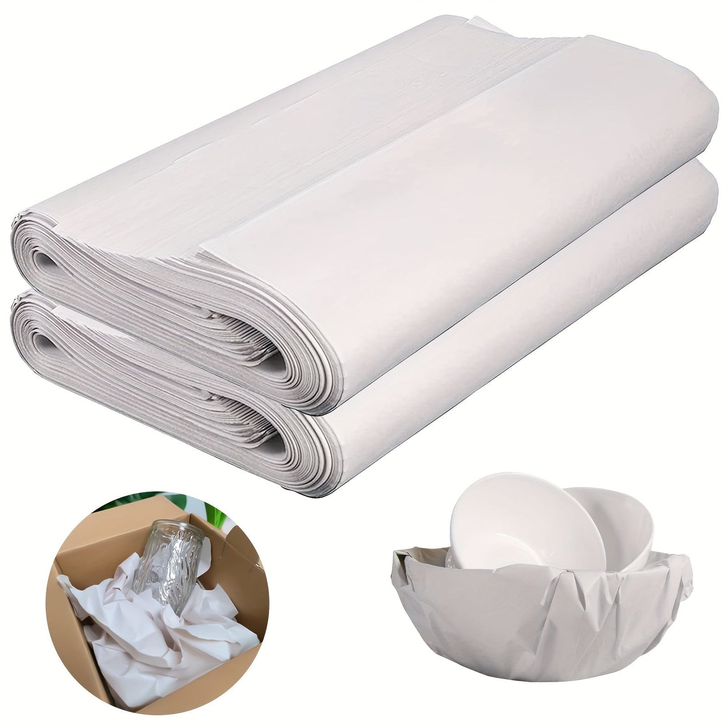 Heavy-Duty Packing Paper Sheets 27x15 inch – Unbleached, Tear-Resistant Wrapping Paper for Moving & Storage