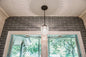 Antique Acorn Clear Glass Pendant Light | 5"